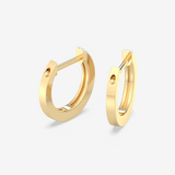 Kolczyki Brylantowe Obręcze - Venetia Jewels - 14K złoto z brylantami