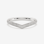 Błyszczący Pierścionek z Brylantami Biały - Venetia Jewels - 14K złoto z brylantami