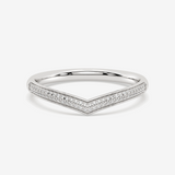 Błyszczący Pierścionek z Brylantami Biały - Venetia Jewels - 14K złoto z brylantami