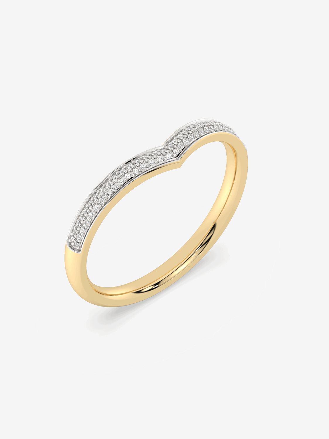 Błyszczący Pierścionek z Brylantami żółty - Venetia Jewels - 14K złoto z brylantami