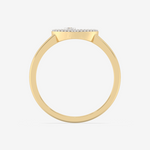 Pierścionek z Brylantowym Sercem - Venetia Jewels - 14K złoto z brylantami