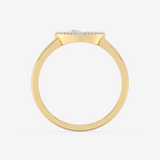 Pierścionek z Brylantowym Sercem - Venetia Jewels - 14K złoto z brylantami