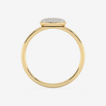 Pierścionek z Brylantowym Sercem - Venetia Jewels - 14K złoto z brylantami