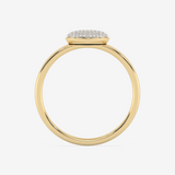 Pierścionek z Brylantowym Sercem - Venetia Jewels - 14K złoto z brylantami