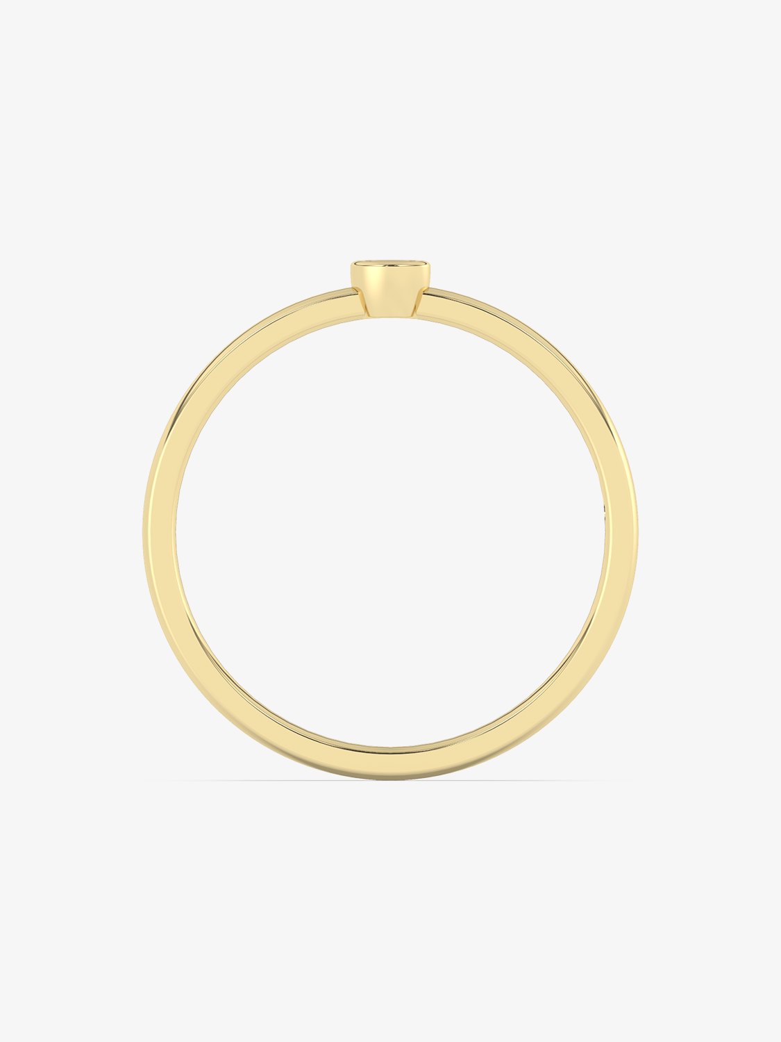 Klasyczny Pierścionek z Pojedynczym Brylantem - Venetia Jewels - 14K złoto z brylantami