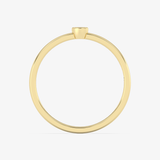 Klasyczny Pierścionek z Pojedynczym Brylantem - Venetia Jewels - 14K złoto z brylantami