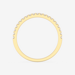 Złota Obrączka z Brylantami - Venetia Jewels - 14K złoto z brylantami