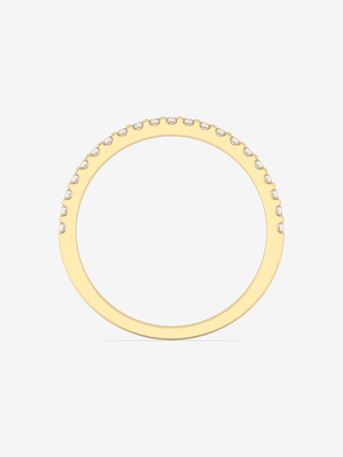 Złota Obrączka z Brylantami - Venetia Jewels - 14K złoto z brylantami