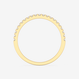 Złota Obrączka z Brylantami - Venetia Jewels - 14K złoto z brylantami