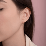 Okrągłe Kolczyki z Brylantami - Venetia Jewels - 14K złoto z brylantami