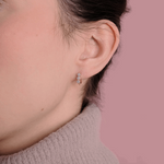 Kolczyki Potrójnym Brylantem - Venetia Jewels - 14K złoto z brylantami