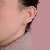 Kolczyki Potrójnym Brylantem - Venetia Jewels - 14K złoto z brylantami