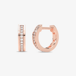 Kształtne Kolczyki z Brylantami Różowy - Venetia Jewels - 14K złoto z brylantami