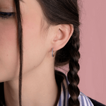 Owalne Kolczyki z Brylantami - Venetia Jewels - 14K złoto z brylantami