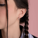 Owalne Kolczyki z Brylantami - Venetia Jewels - 14K złoto z brylantami