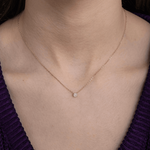 Klasyczny Wisiorek z Brylantami - Venetia Jewels - 14K złoto z brylantami