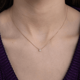 Klasyczny Wisiorek z Brylantami - Venetia Jewels - 14K złoto z brylantami