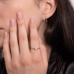 Klasyczny Pierścionek z Brylantami - Venetia Jewels - 14K złoto z brylantami