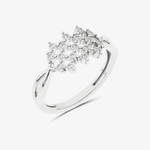 Elegancki złoty pierścionek z brylantami od Venetia Jewels, idealny na wyjątkowe okazje