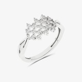 Elegancki złoty pierścionek z brylantami od Venetia Jewels, idealny na wyjątkowe okazje