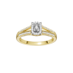 Złoty pierścionek z brylantami od Venetia Jewels z eleganckim blaskiem i wyszukanym designem