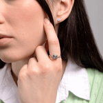 Pierścionek z Różowym Turmalinem i Brylantami - Venetia Jewels - 14K złoto z brylantami