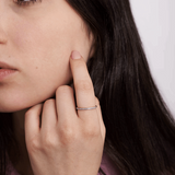 Obrączka z Paskiem Brylantów - Venetia Jewels - 14K złoto z brylantami