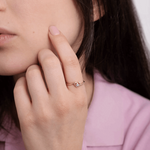 Pierścionek z Brylantowym Sercem - Venetia Jewels - 14K złoto z brylantami