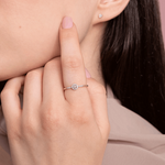 Klasyczny Pierścionek z Brylantami - Venetia Jewels - 14K złoto z brylantami