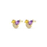 Wielokolorowe Kolczyki Sztyfty