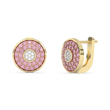 Różowe Kolczyki Vintage