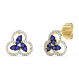 Kolczyki z szafirami i diamentami Venetia Jewels