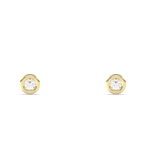 Klasyczne Brylantowe Kolczyki Sztyfty