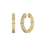 Złote kolczyki z angielskim zapięciem - Venetia Jewels