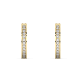 Złote kolczyki z angielskim zapięciem - Venetia Jewels