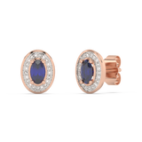 Szafirowe Kolczyki Vintage