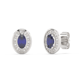 Szafirowe Kolczyki Vintage