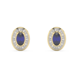 Szafirowe Kolczyki Vintage