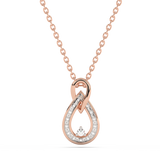 Podwójny Wisiorek w kształcie Łezki