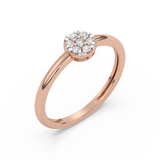 Wyrazisty Pierścionek z Brylantami