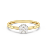 Wyrazisty Pierścionek z Brylantami