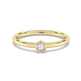 Złoty Pierścionek z Brylantem