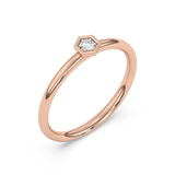 Złoty Pierścionek z Brylantem