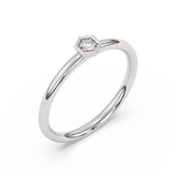 Złoty Pierścionek z Brylantem