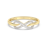 Brylantowy Pierścionek Infinity Ring