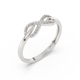Brylantowy Pierścionek Infinity Ring