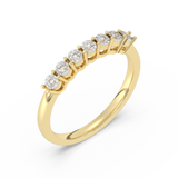 Obrączka z brylantami