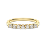 Obrączka z brylantami