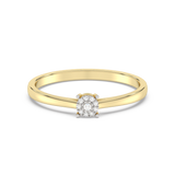 Klasyczny Pierścionek z Brylantami