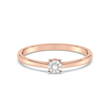 Klasyczny Pierścionek z Brylantami